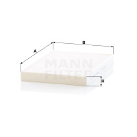 Фильтр салона MANN-FILTER CU 31 003